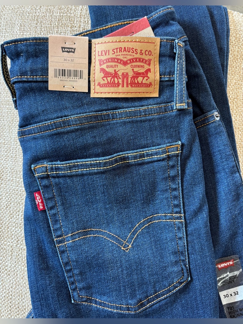Levi's Women’s 721 High-Rise Skinny Jeans